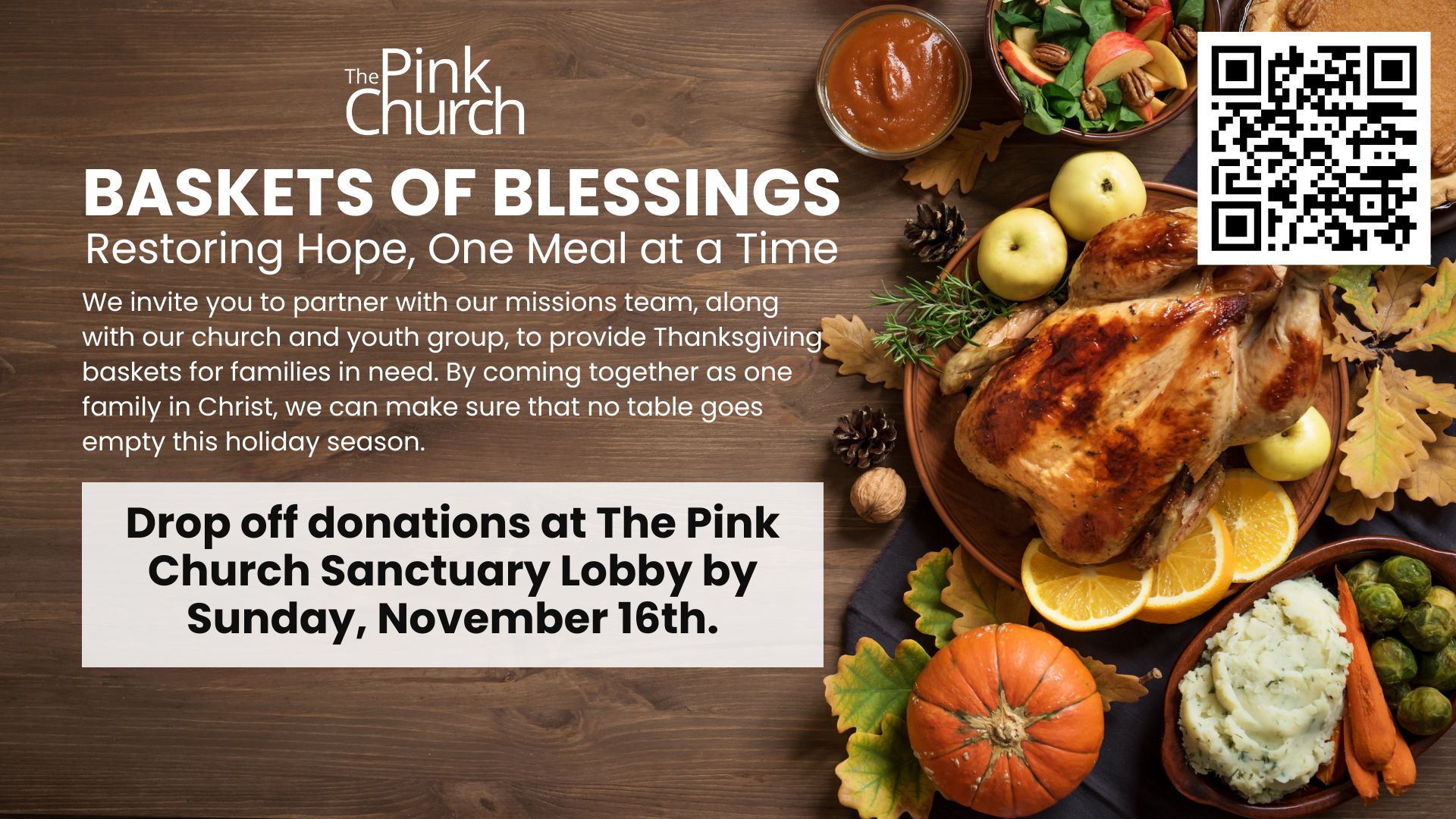 Tpc Thanksgiving Blessing Basket